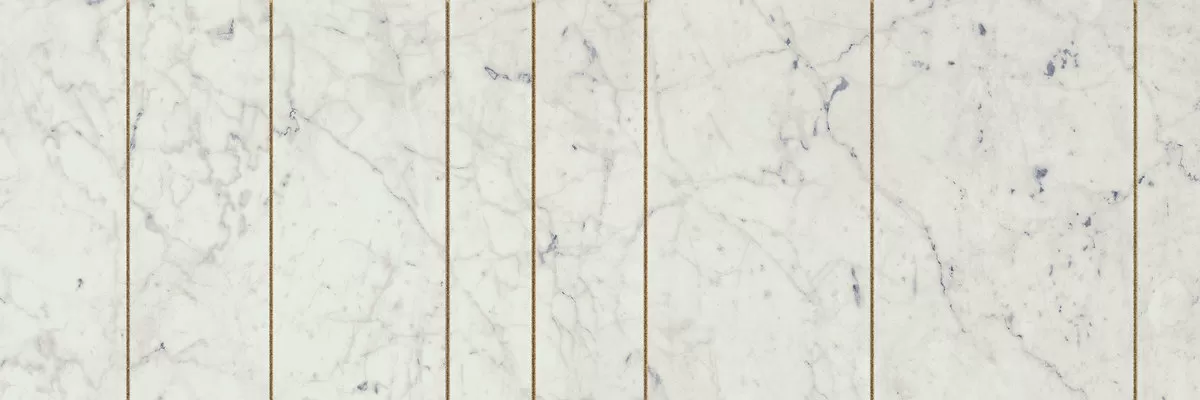 Плитка 600080000369 Charme Extra Carrara Ins Golden Line 25x75