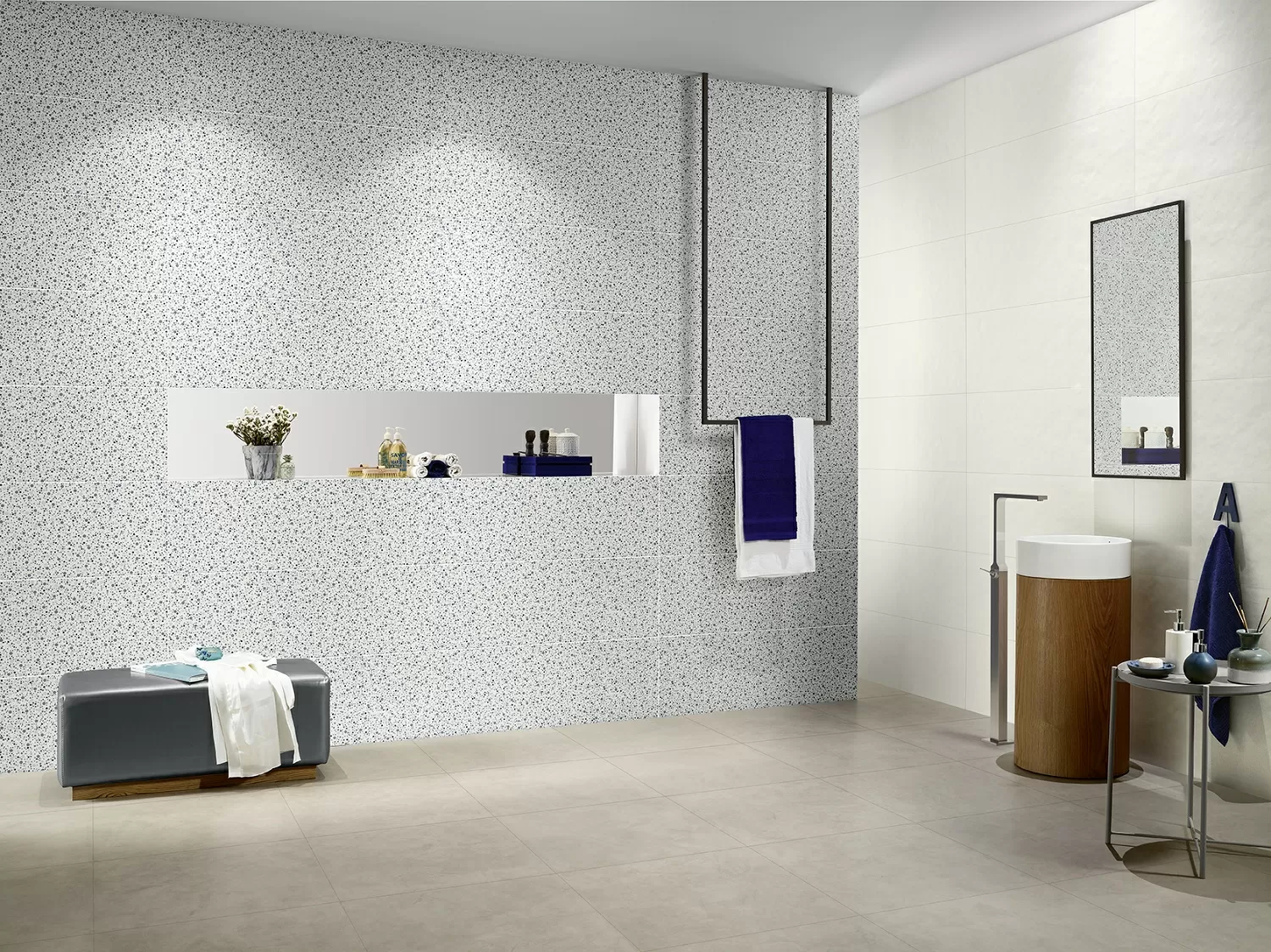 Плитка Waterfall White Matt Ret 35x100