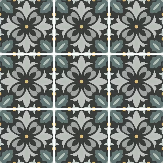 Керамогранит A038627 Daisy NIGHT 15x15