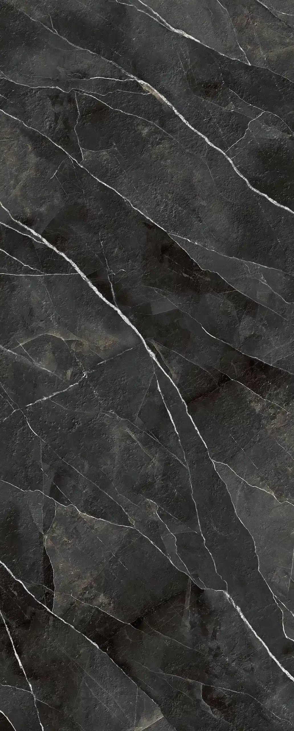 Керамогранит LAMF011502_IT Calacatta Black Bocciardato 1200x3000