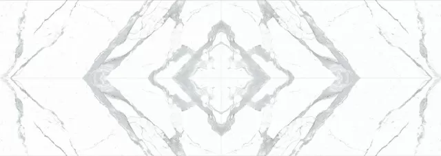 Керамогранит LAMF0M0021_IT I Naturali Marmi Bianco Statuario Venato Bookmatch face B 1000x3000x5.6