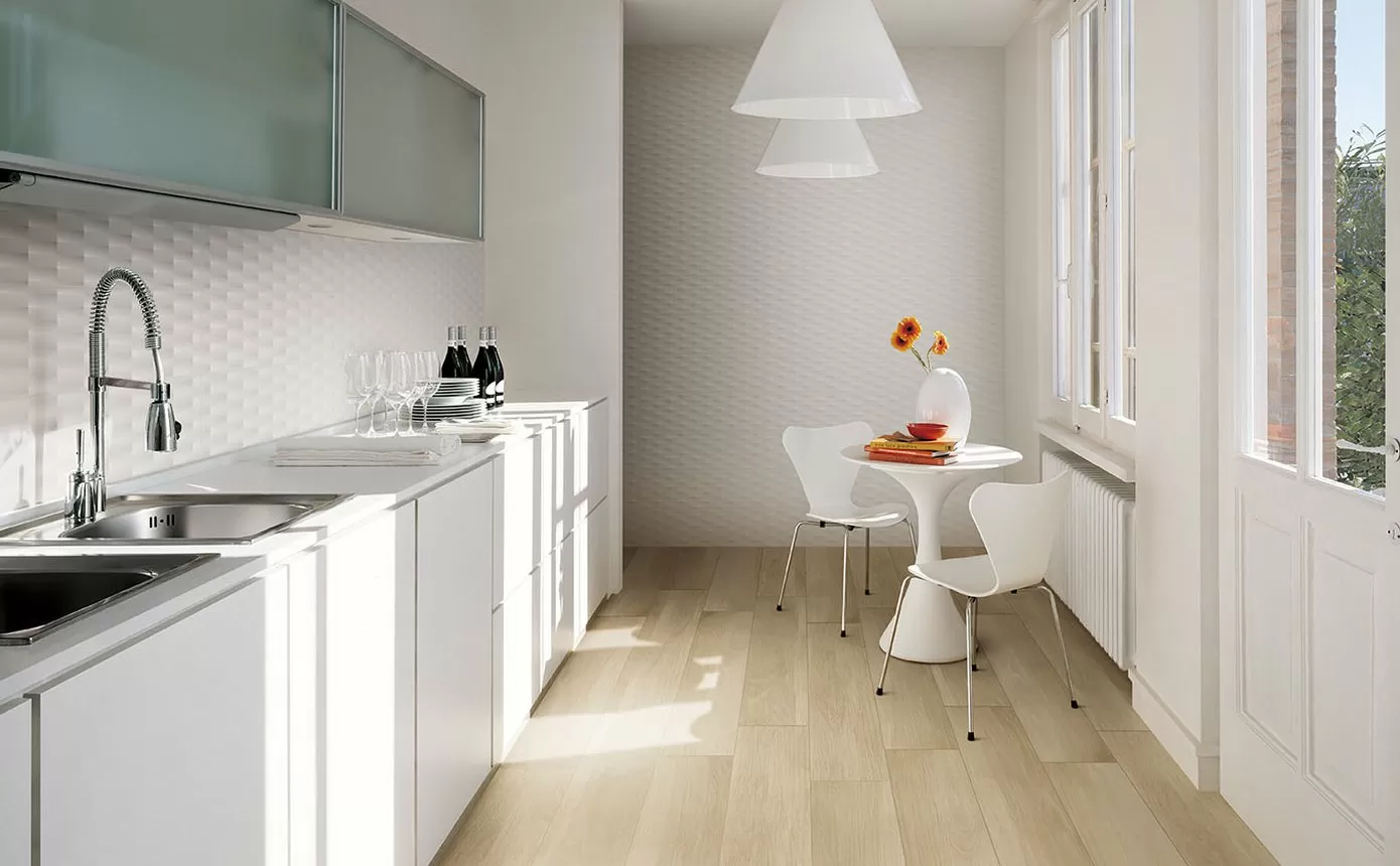 Плитка fLMU Lumina 75 Diamante Gloss White 25*75