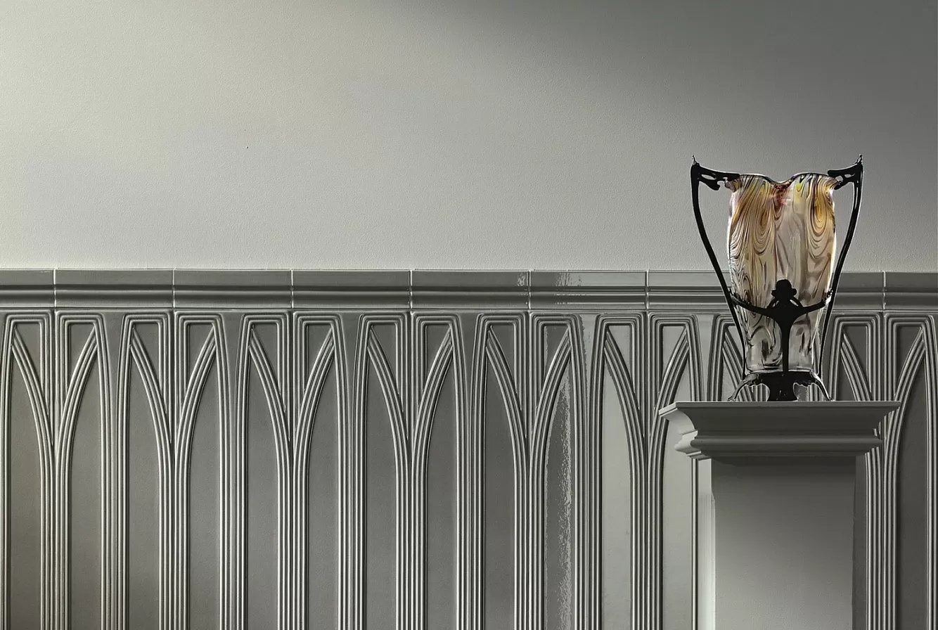 Плитка BEL4 BELVEDERE GREY CRAQUELE 20X80