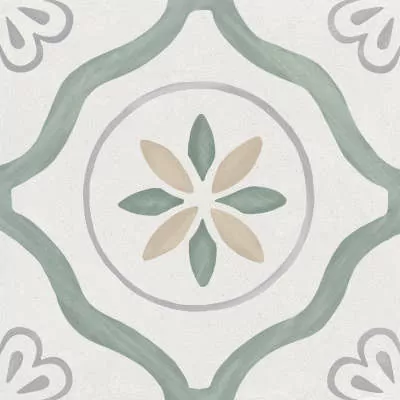 Керамогранит 3386036157 Sirocco Green Petals 9mm R10 22.3x22.3