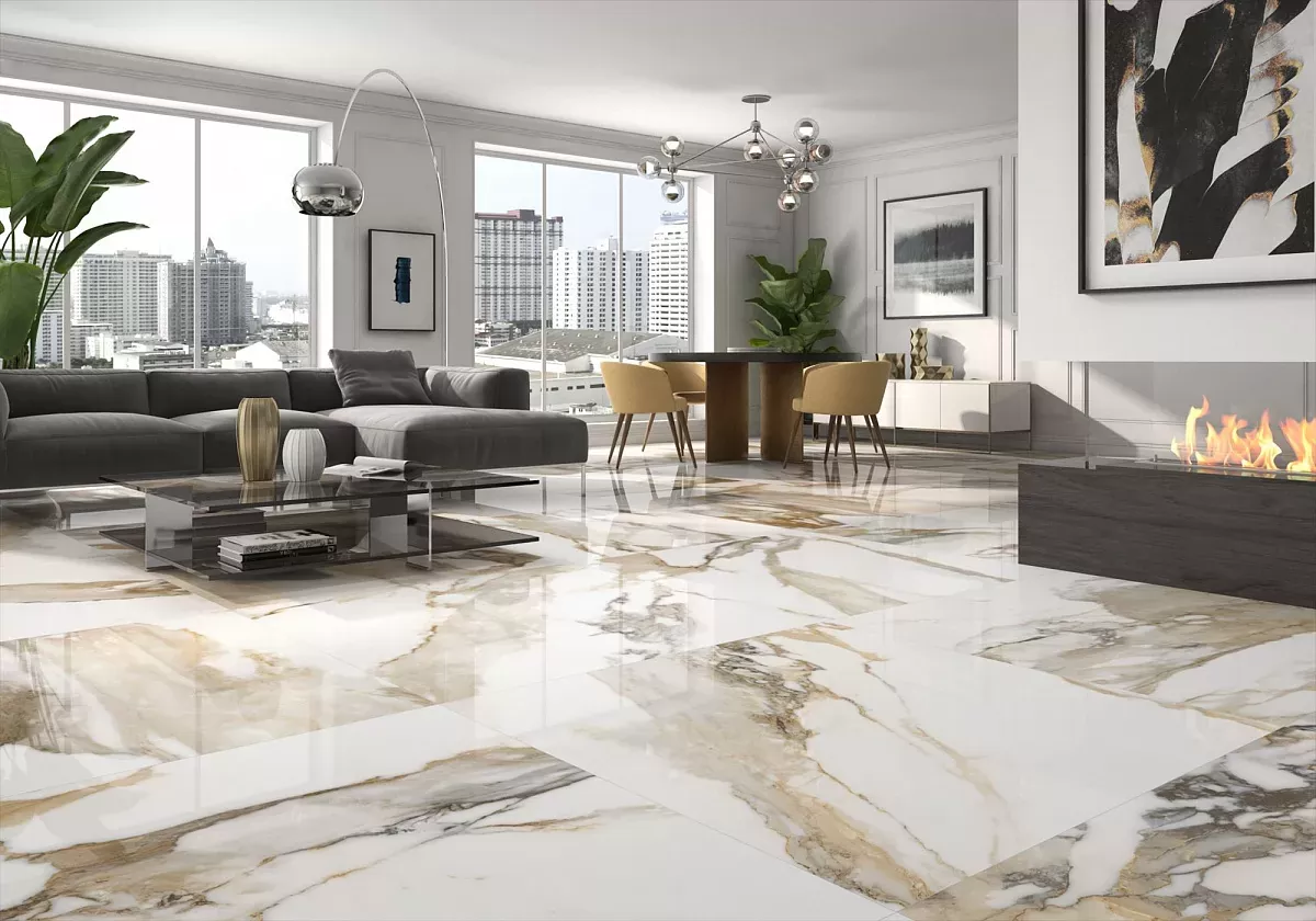 Керамогранит Crash Beige Polished 90x90
