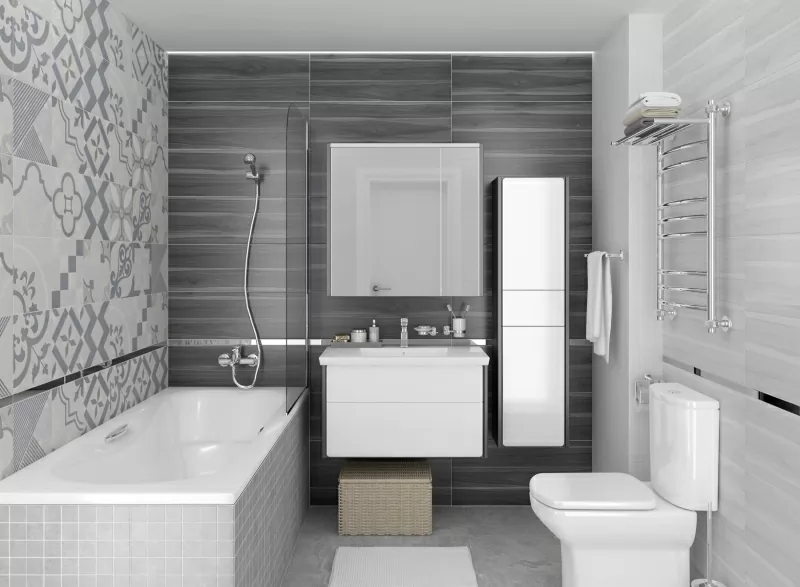Мозаика Мозаика Cement белый 30х30