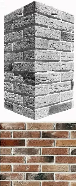 Искусственный камень 388-95 Дерри брик Design угол 18,5х8,5x4,8