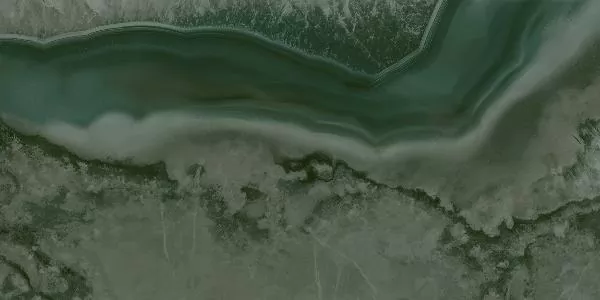 Плитка 19077 Сеттиньяно зеленый грань глянцевый 9,9x20