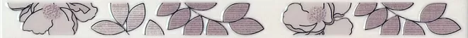 Плитка STG/C235/15010 Ньюпорт Цветы фиолетовый 40*3
