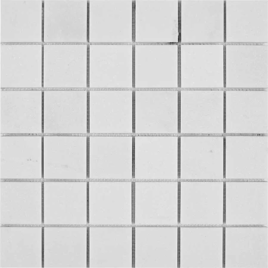 Мозаика PIX296 Thassos из мрамора полированная 48x48 305х305x6