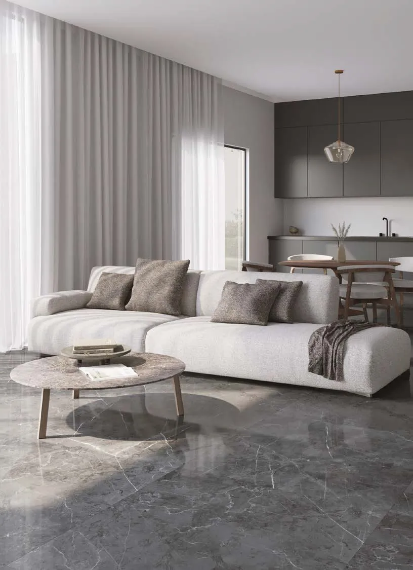 Керамогранит 9296 Marquina Light Grey Matt 100x100