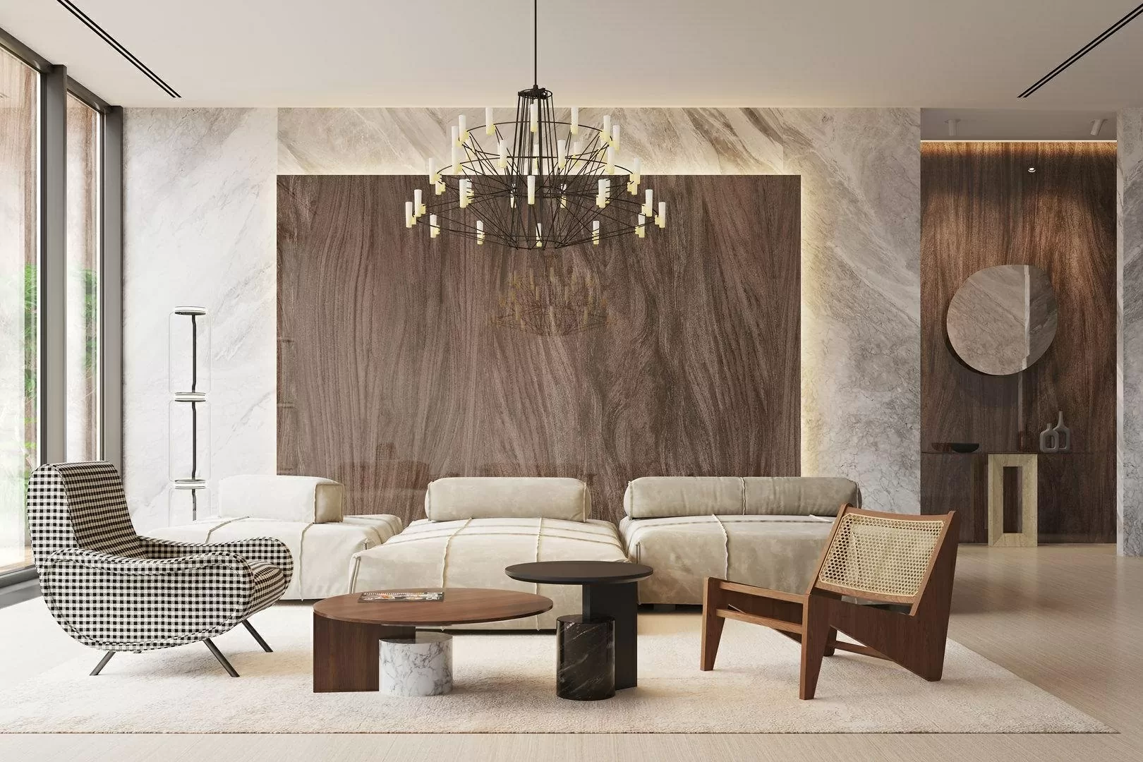 Керамогранит SG071400R Walnut Marrone 119.5x320х11