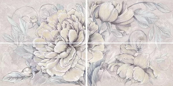 Плитка DELICATO BOUQUET PERLA 126*63