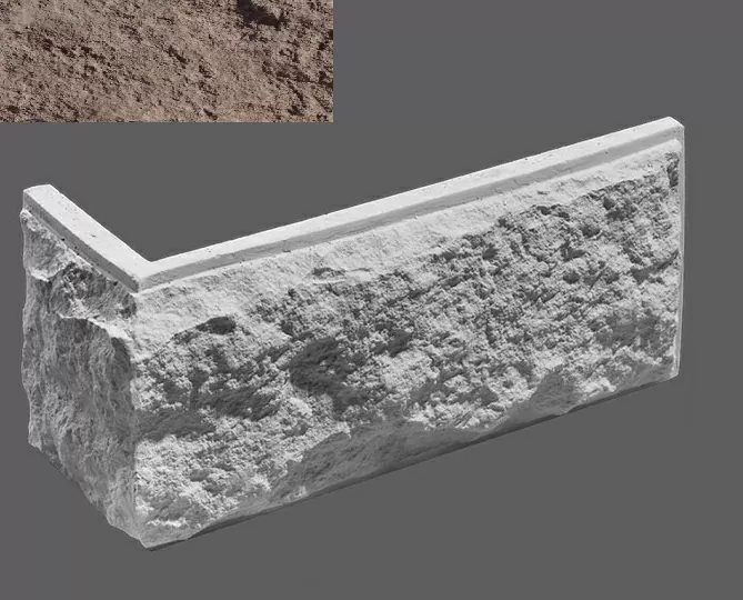Искусственный камень Угловой элемент Шато 910 33/11x16,7x3