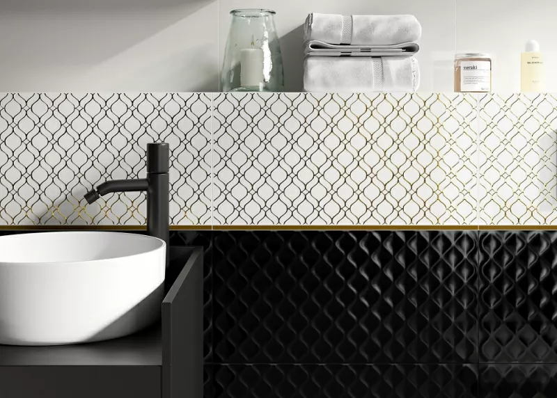 Плитка DEL051D Deco белый 29,8x59,8