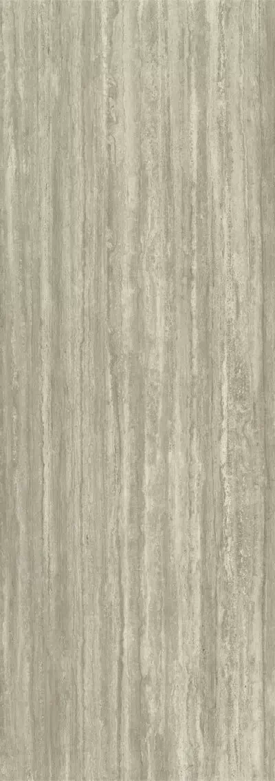 Керамогранит LAMF011871_IT Hado Travertino Silver Bocciardato 1000x3000x5.6