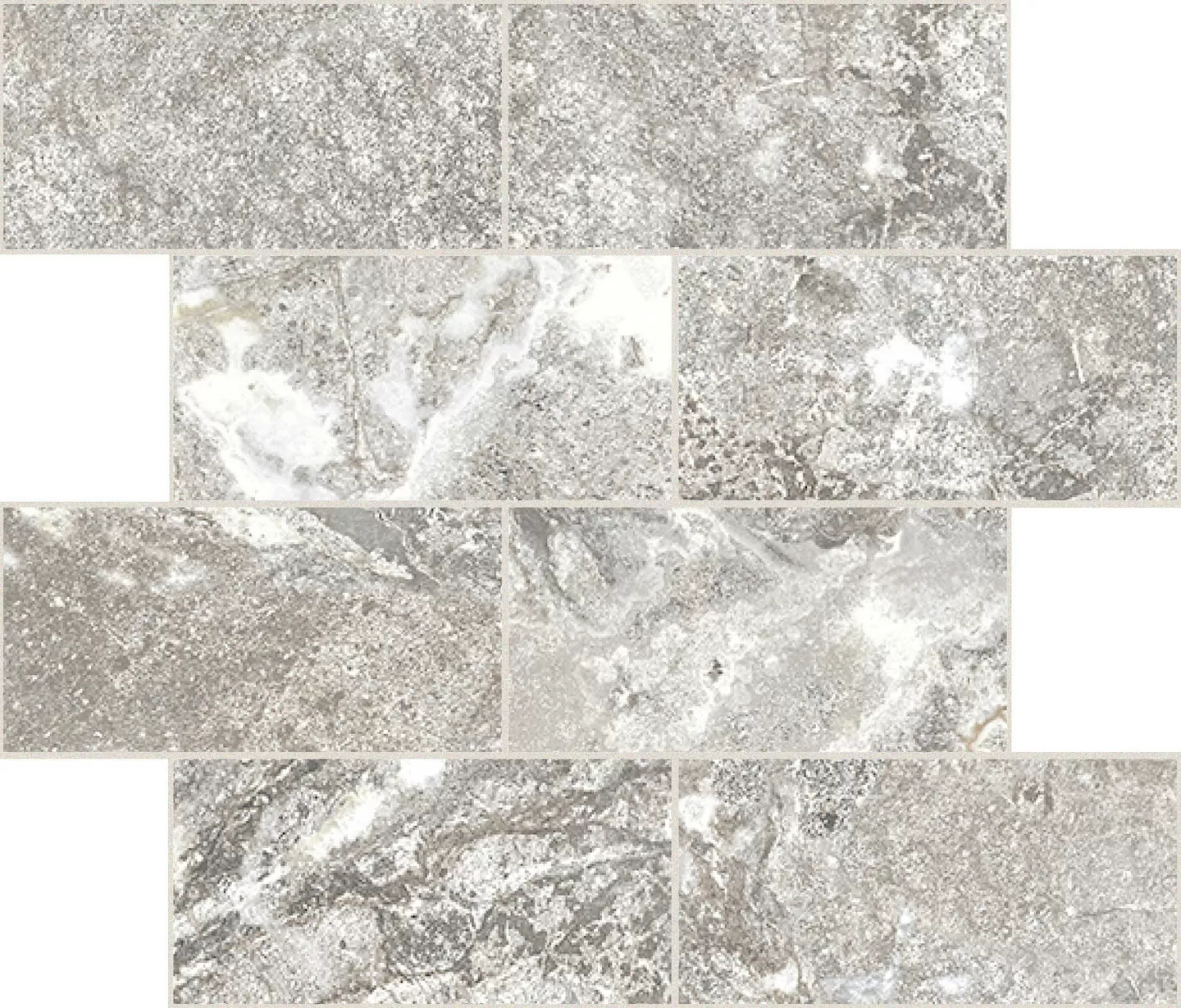Мозаика 767711 Onyx&More White Porphyry STR Modulo Muretto 6mm 7,5x15 30x30