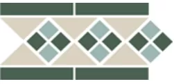 Керамогранит Border LISBON with 1 strip (Tr.16 Dots 13+18 Strips 18) 28х15