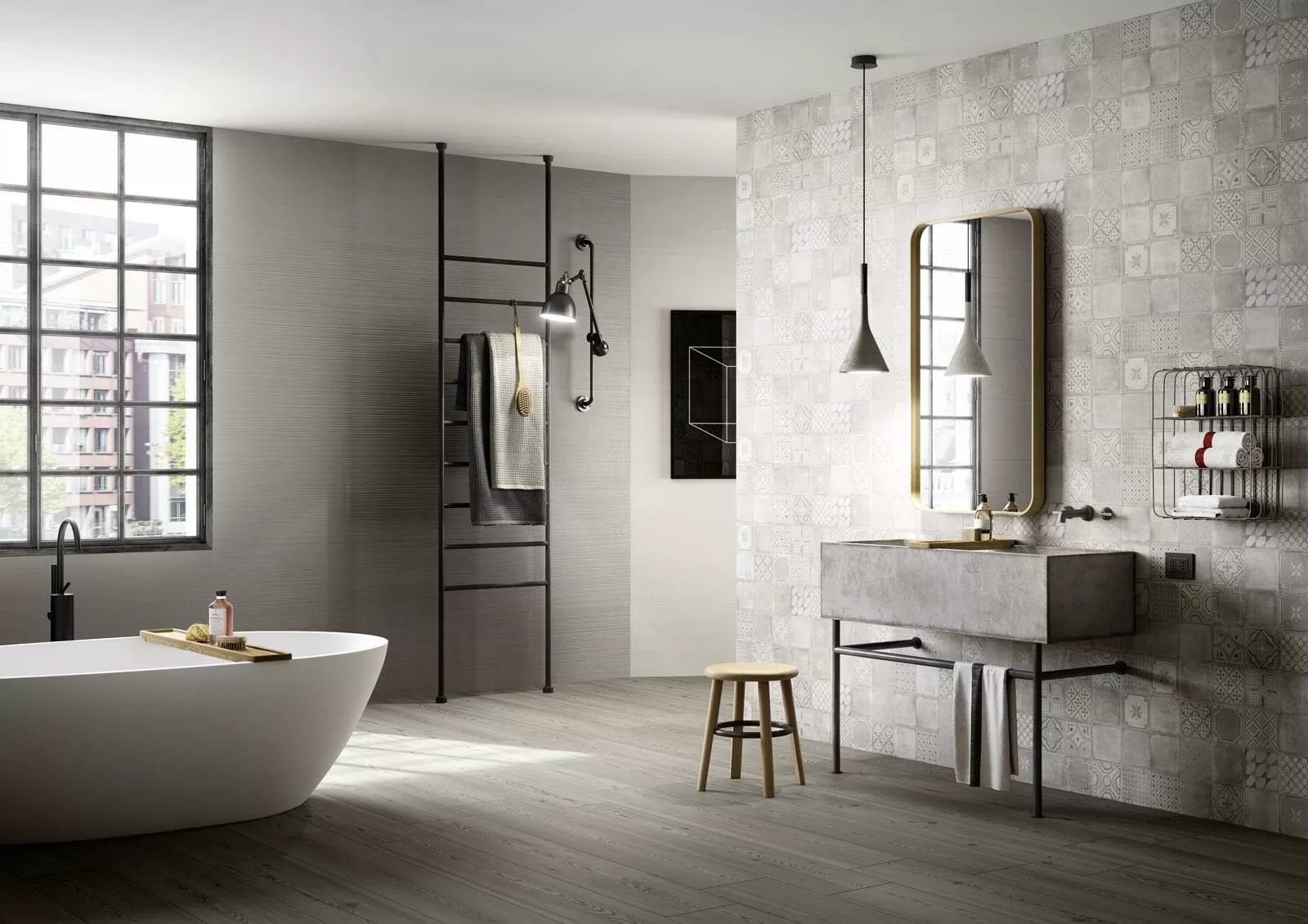 Керамогранит MMJ6 Treverktrend Rovere miele 25x150