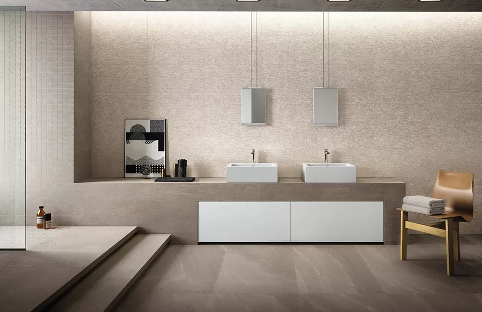 Керамогранит ED5X (98G90R) Stone Talk Martellata White Nat.Ret. 60x120
