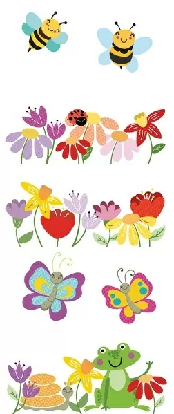 Плитка 06-01-1-52-05-01-3028-0 Kids Flora 40х100