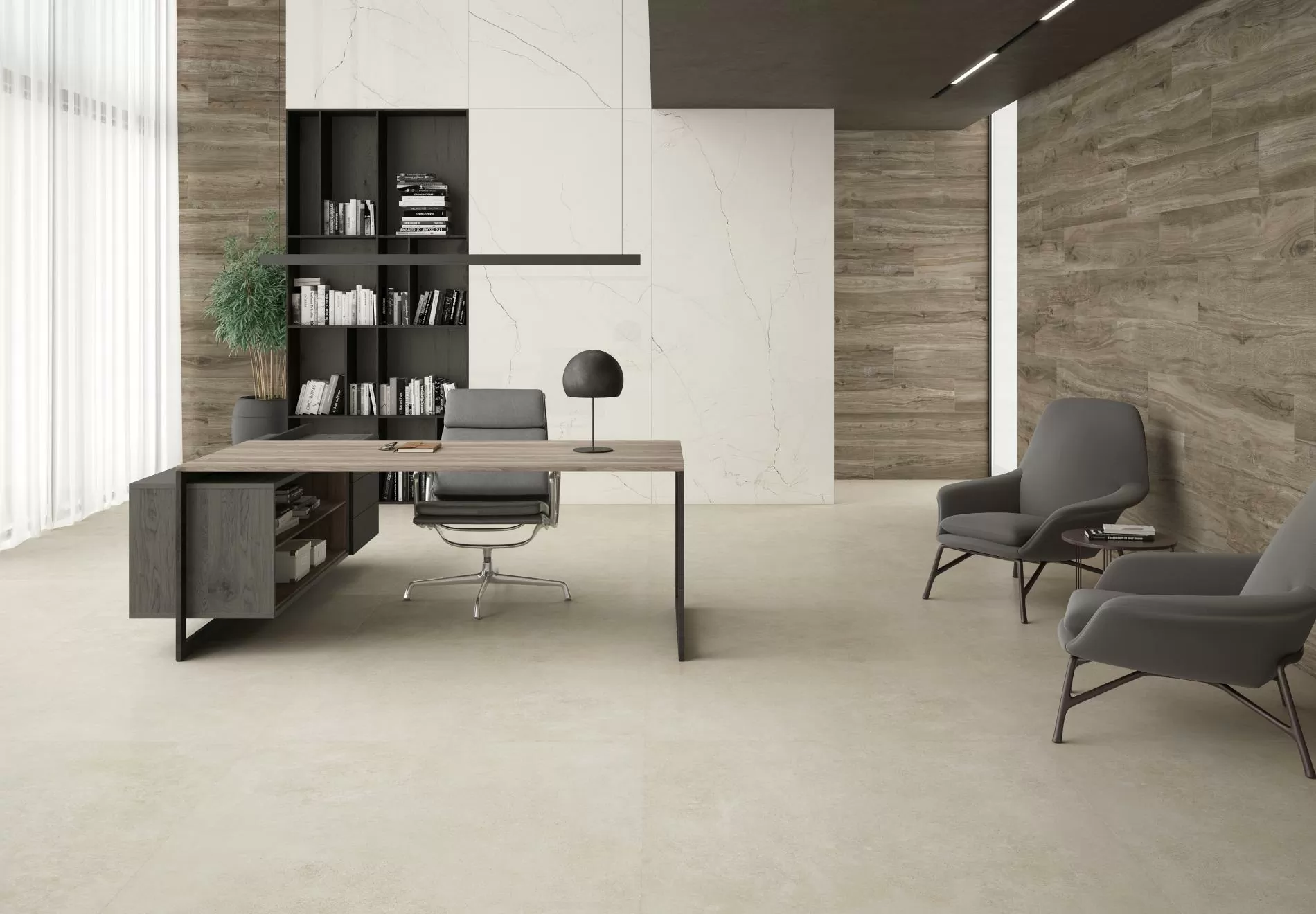 Керамогранит Argile Graphite R10 90x90