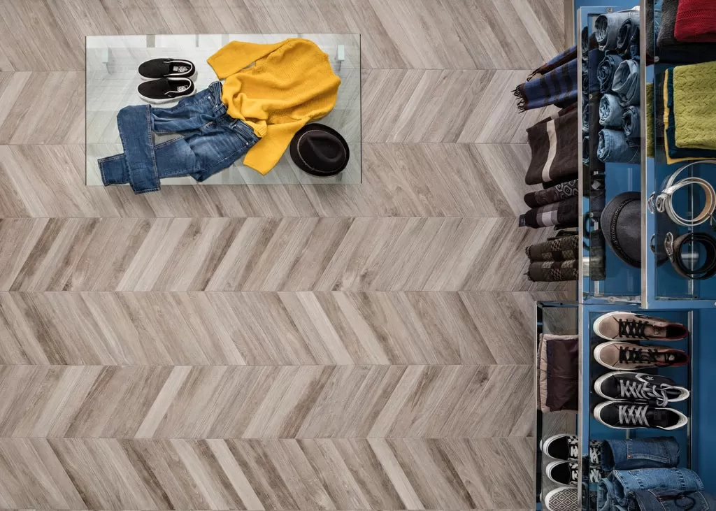 Керамогранит J86582 Vintage Brune CHEVRON 7,5x40,7
