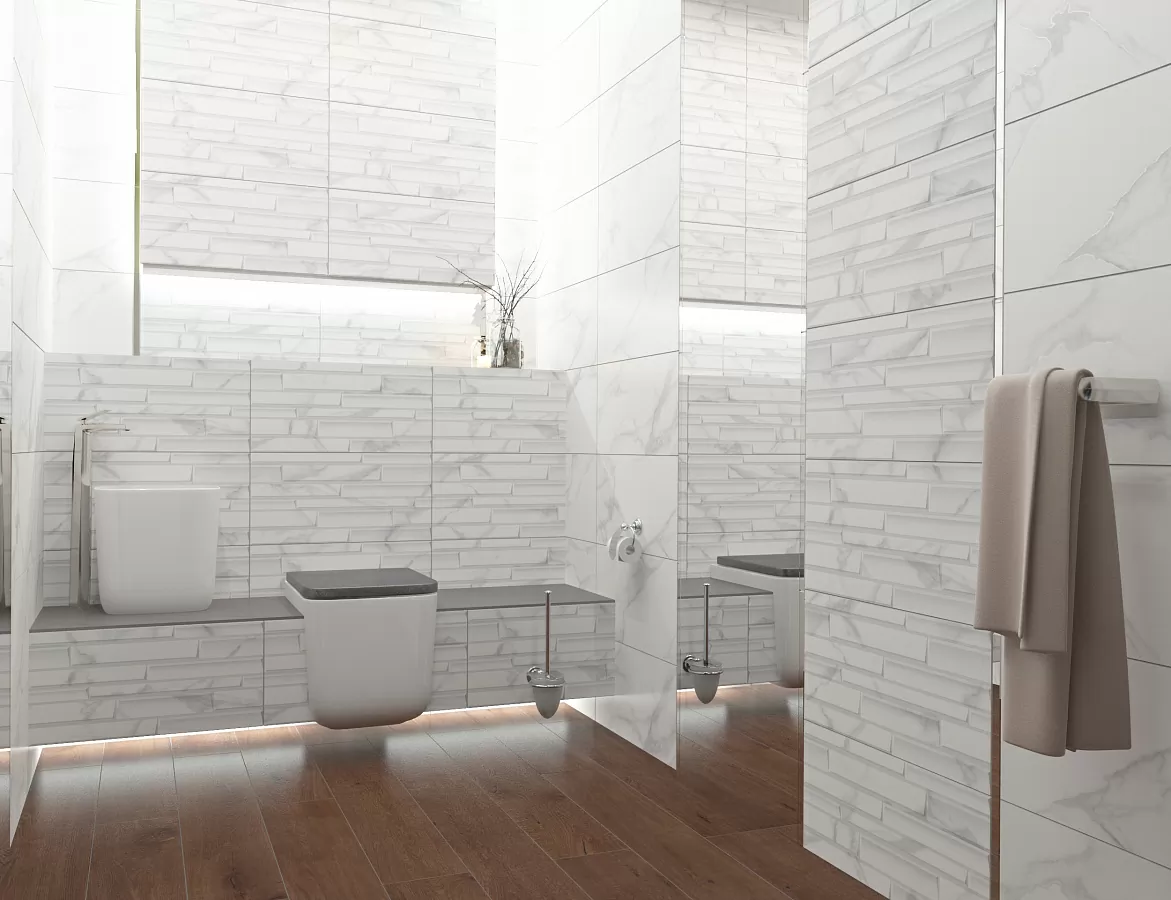 Плитка Декор Calacatta Bianco 31.5x63