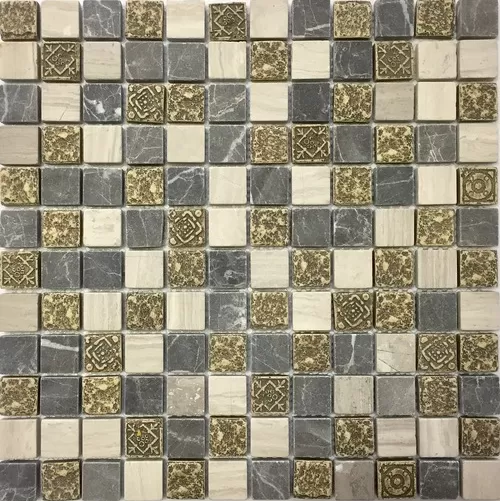 Мозаика K-736 камень матовый (23*23*8) 298*298