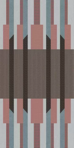 Керамогранит 769442 Chimera Decoro Ritmo Azzurro Mat Ret 6mm 120x240