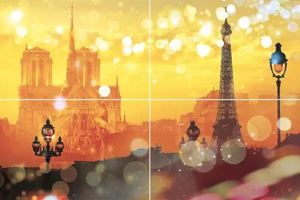 Плитка Панно Paris P4D245 40x60 (комплект 4шт)