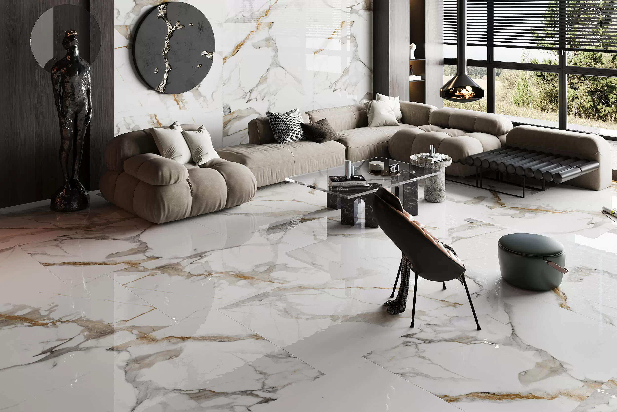 Керамогранит 863 Dove Brown Slim 120x60