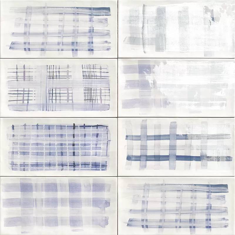 Плитка PT02919 Deco Aquarel Blu 15x30