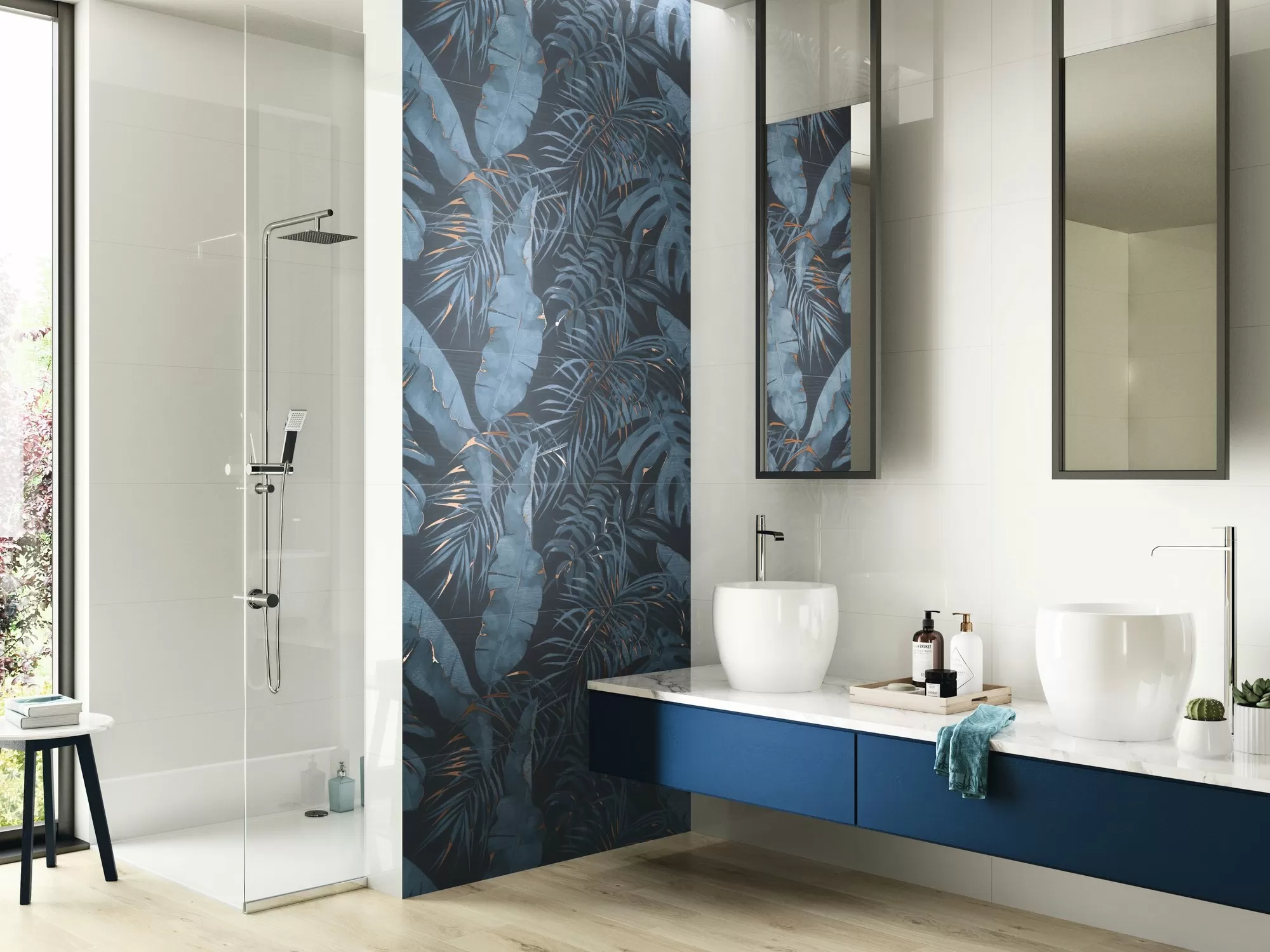 Плитка A036267 Decor Set (3) ABC Virnia Turquoise 40*120