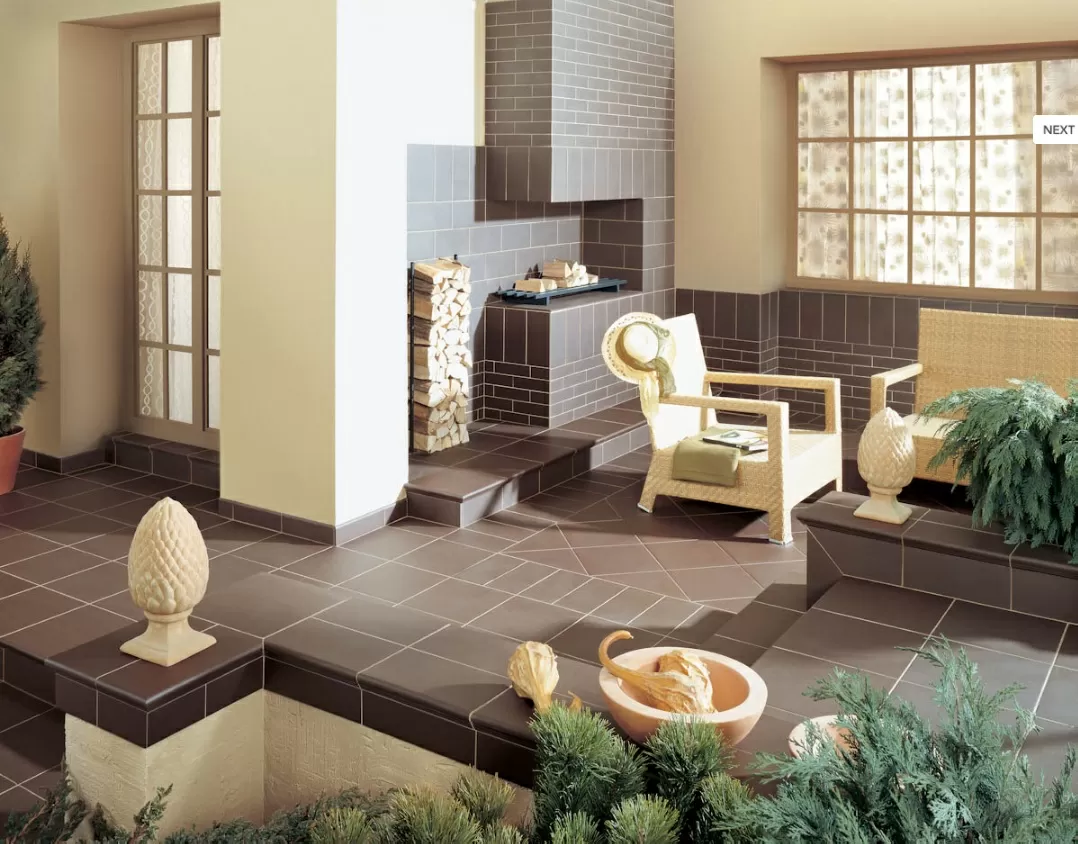Клинкерная плитка Natural Brown Stopnica Prosta 30х30