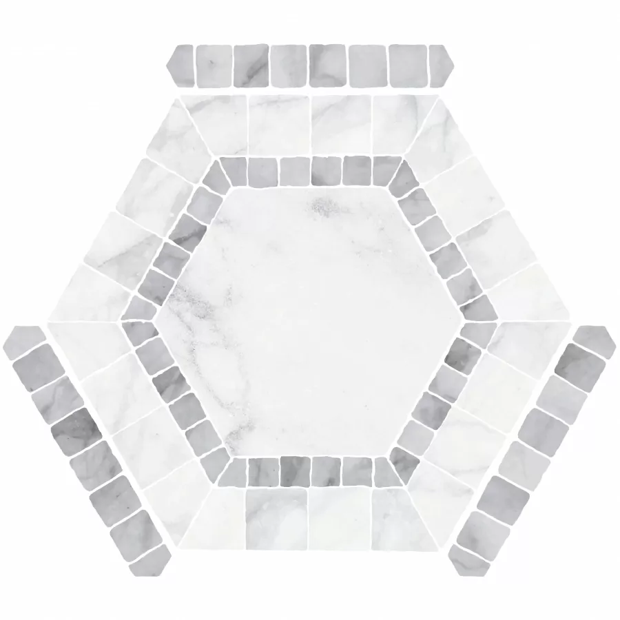 Керамогранит Ibiza White 22x25