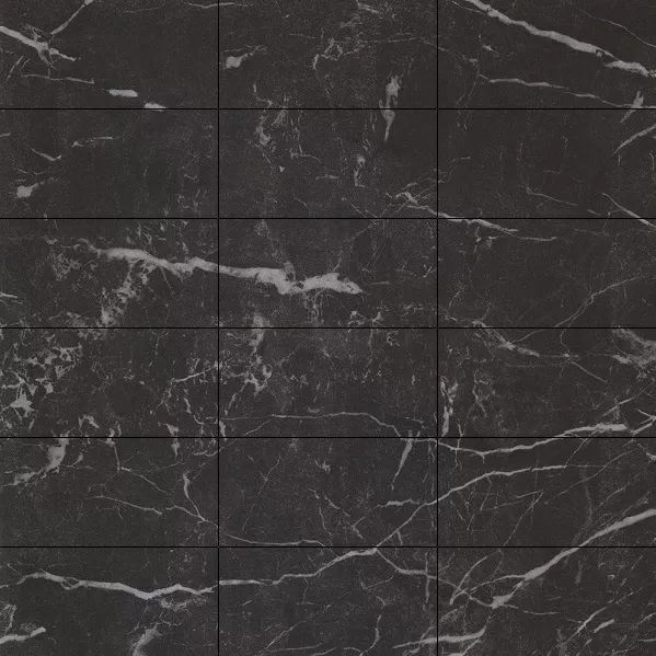 Мозаика 2705021 Marmoker Mosaico Nero Creta Lucido 5x10 29.5x29.5