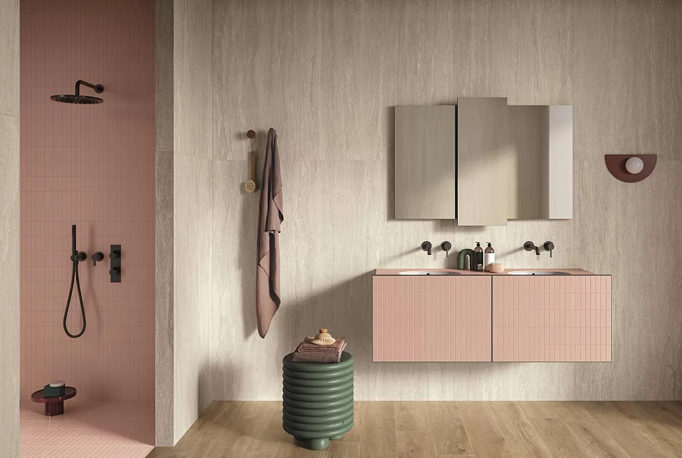 Керамогранит DR03BAR Dorset Beige Cross Cut Ribbed SQ. 60x120
