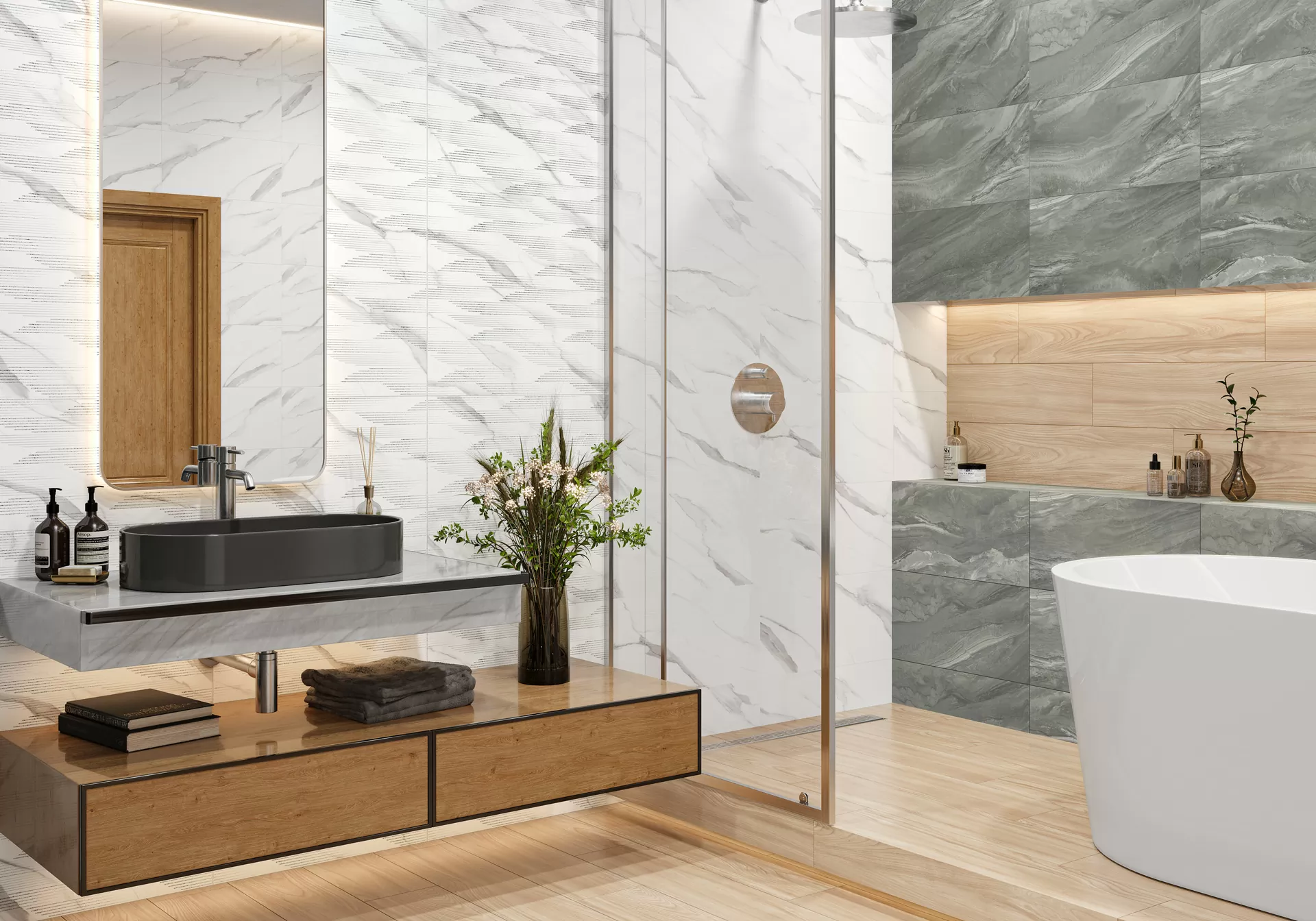 Плитка WT36WAY17 Way Dark 300x600x9