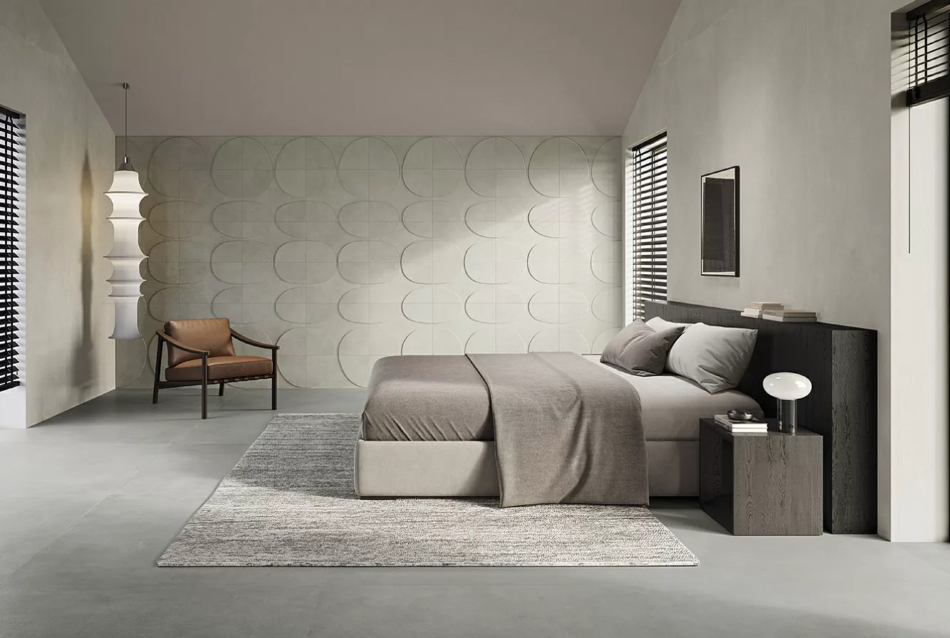 Керамогранит FL05BAC I Cementi Greige Ciottolo SQ. RealUp/StrideUp 60x120