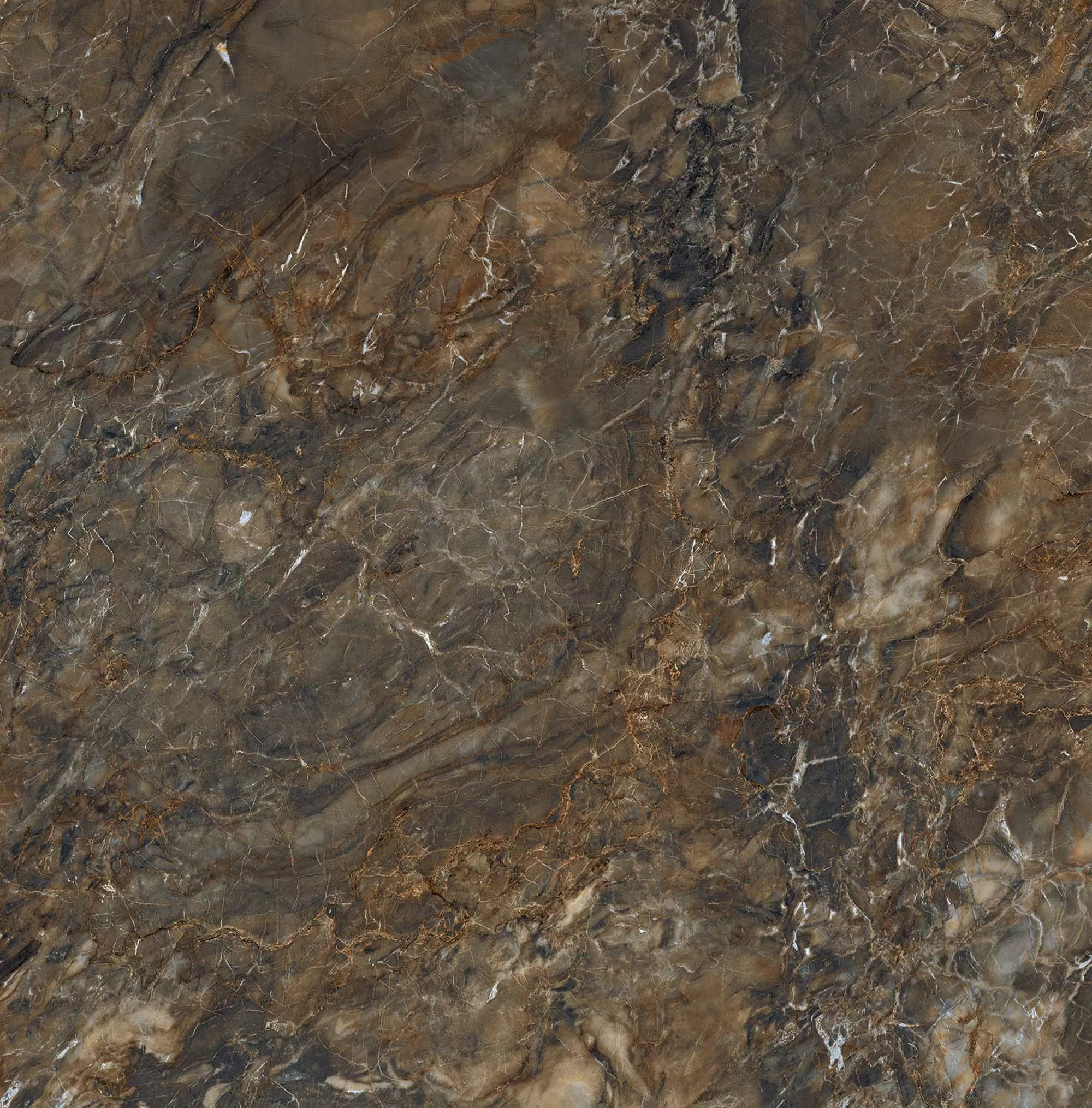 Керамогранит BR04 Bernini Dark Brown неполированный 80x80x11