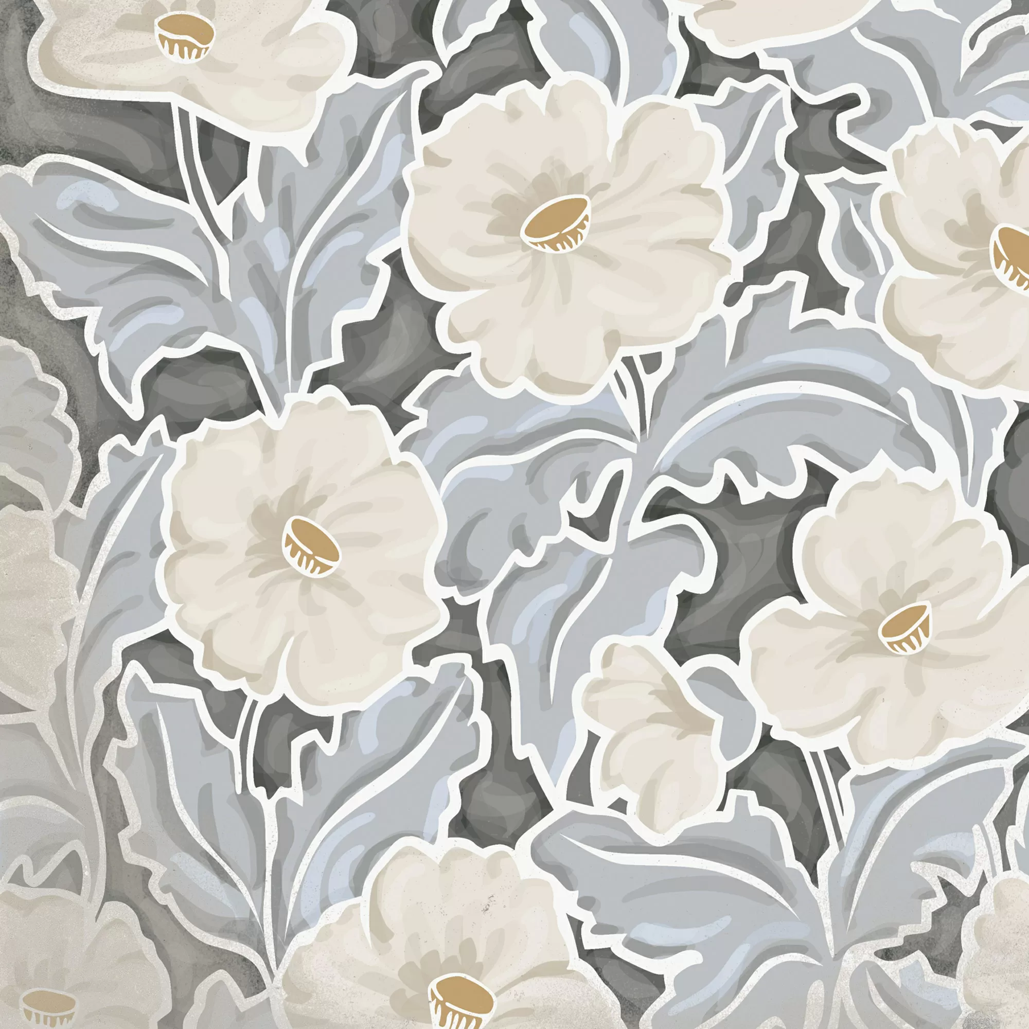 Керамогранит Flore Gris 20x20 (микс)