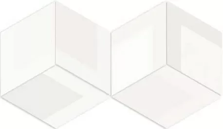 Керамогранит Flow Diamond Decor White 14x24