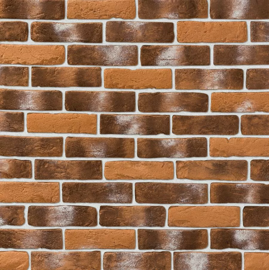 Искусственный камень Декоративный кирпич Плоскость Орлеан 485 25-28x7-8x1,7