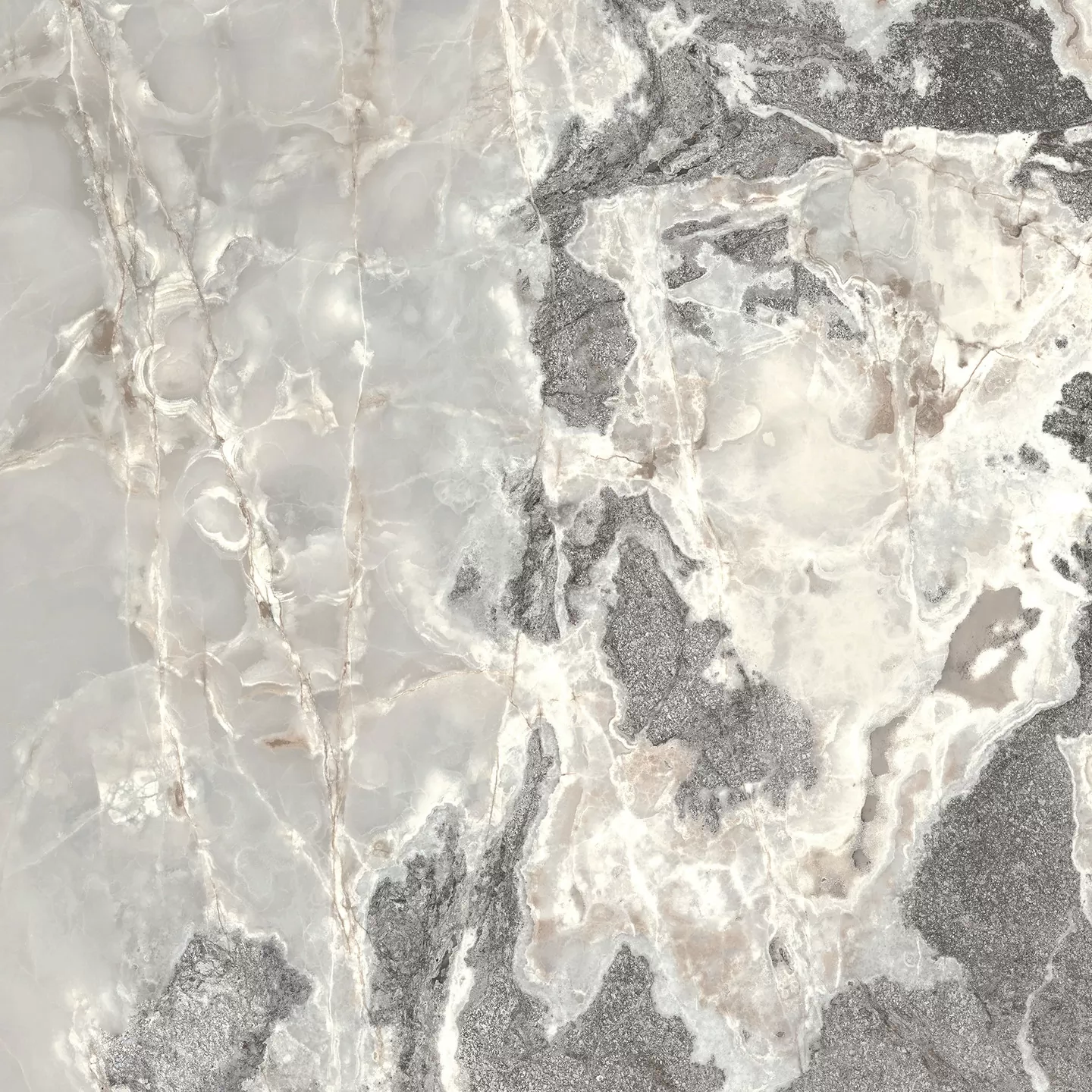 Керамогранит 765487 Onyx&More Silver Blend Glossy Ret 60x60