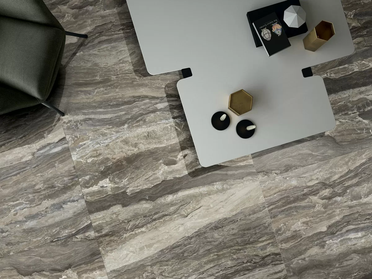 Керамогранит GN12612R Gemstone Ivory Rett 58.5x117.2
