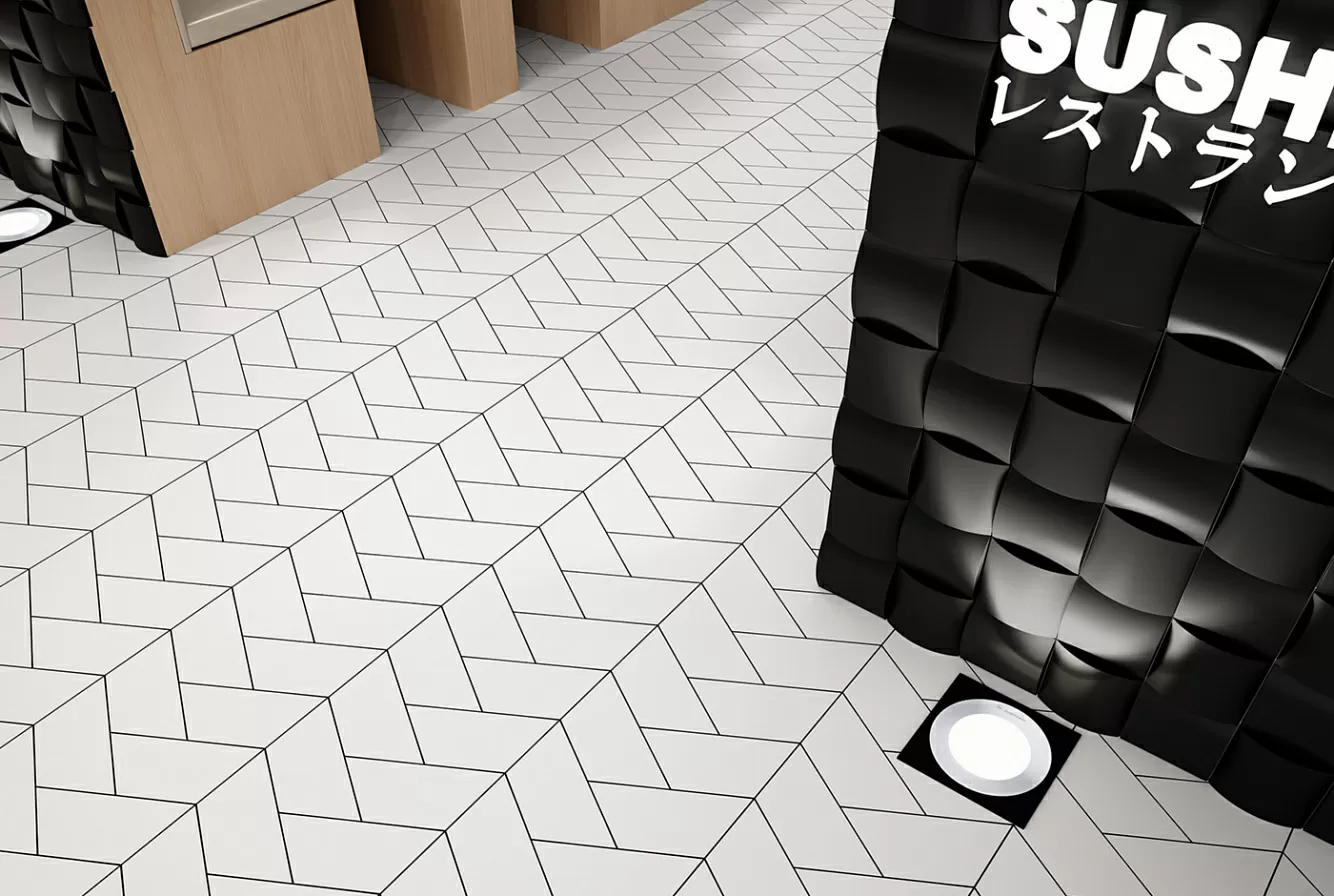 Керамогранит 113838 HEXA FLOOR R9 ASH GREY MATT 20x23