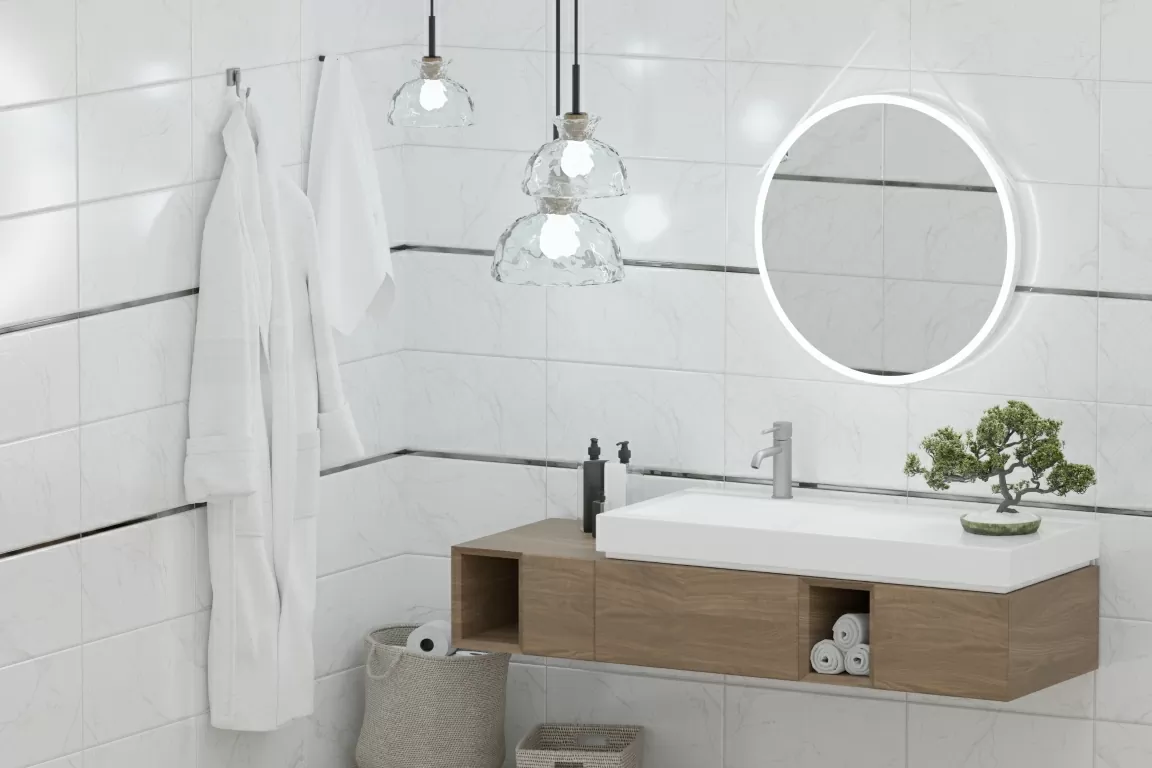 Плитка 0005 Amuletto White 40x40