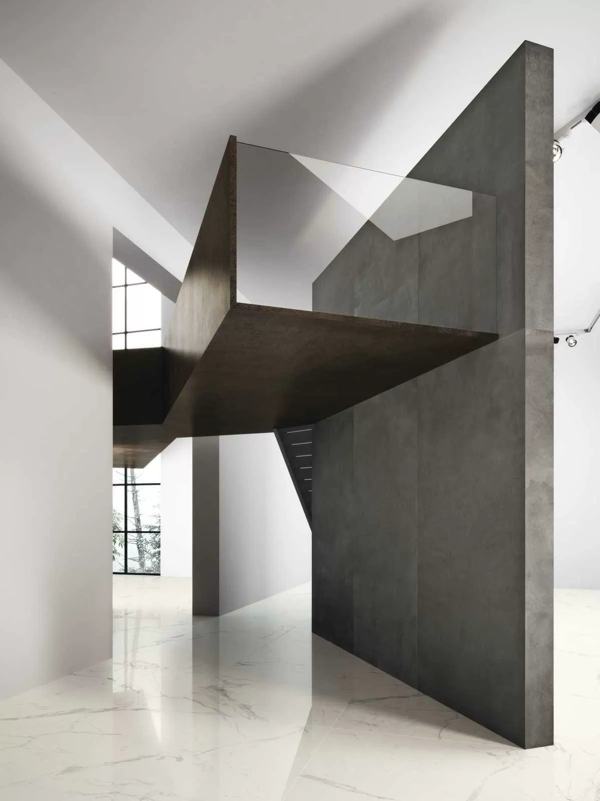 Керамогранит M383 Grande Concrete Look Crete Stuoiato 12mm 162х324