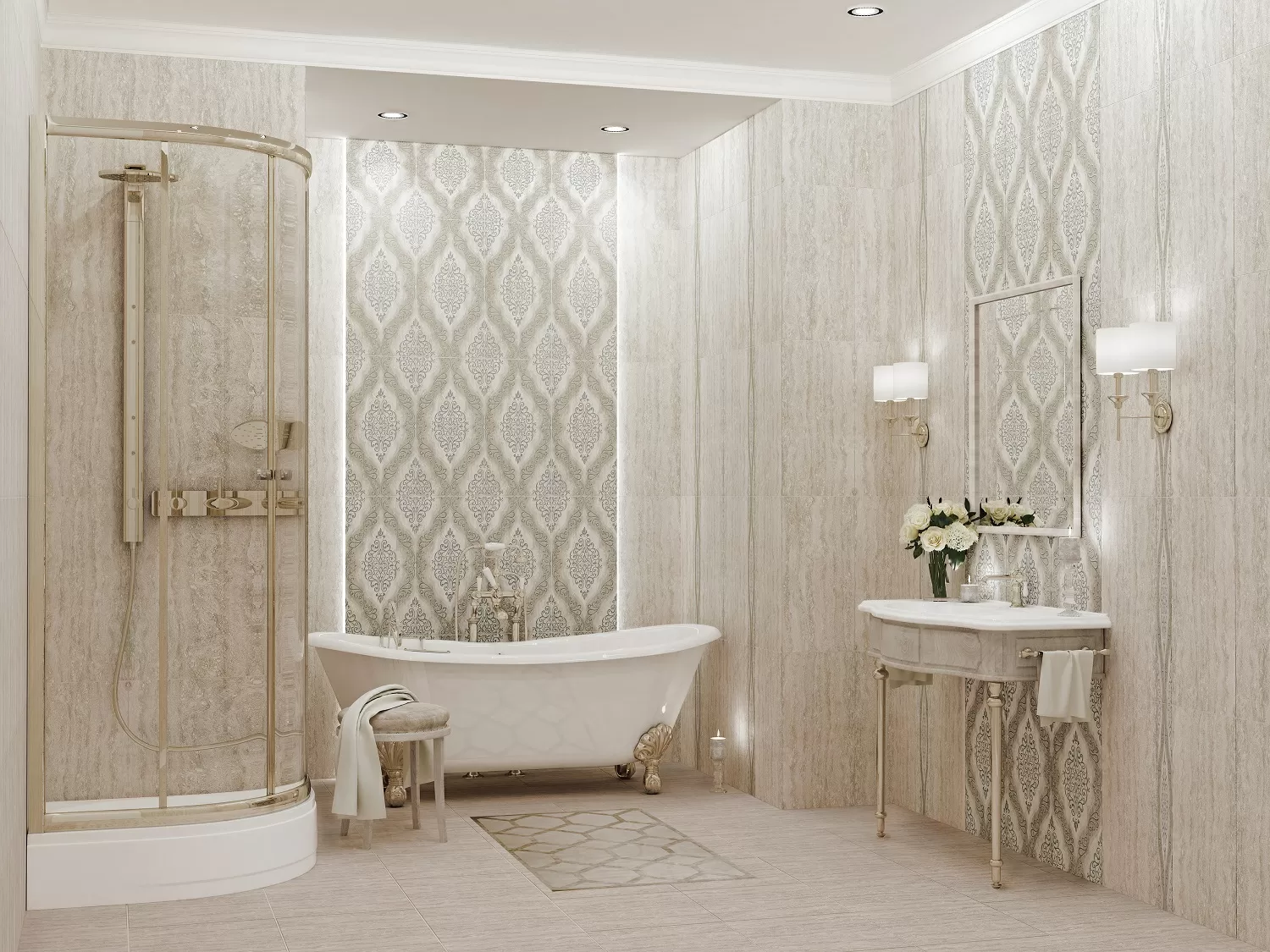 Плитка Декор Ascoli Beige Classico 31.5x63